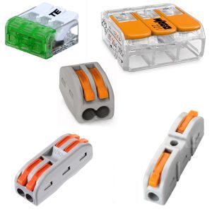 Lever wire splices